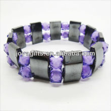 01B5002-1 / nouveaux produits pour 2013 / hematite spacer bracelet en bijoux bracelet / hematite / hématite magnétique bracelets de santé